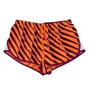 Nike Dri-Fit Neon Orange Dark Pink Running Shorts Medium
